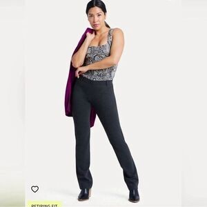 Betabrand Classic Straight Leg Yoga Dress Work Pants size XL Petite